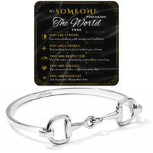 Interchangeable Cuff Bangle Bracelet for Women/Her - Waterproof Non-Tarnish 316L Stainless Steel - Horse Bit, Cross, Infinity & Ankh Charms - Jexiva