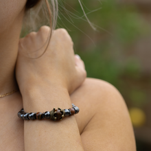 Unisex Stretch Bracelet - Tiger Eye, Hematite Natural Stone - Stress Relief, Balance, Harmony, Protection, Luck, Meditation, Emotional Healing & Boosts Creativity - 8mm Beads - With a Luxury Gift Box