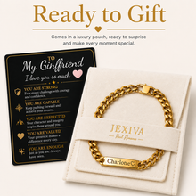 Unisex Personalized Engraved Miami Link ID Bracelet - Custom Names, Date, Coordinates, Symbols - 316L Stainless Steel 7mm Cuban Chain - Double-Sided Engraving - Silver/PVD Gold Plated - 7.5in/8.5in - Casual Anniversary Gift - Jexiva